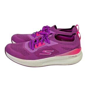 Skechers Go Run Pulse Roadie Shoes Womens 9.5 Pink Mesh Running Sneakers 128657